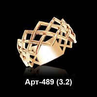 Кольцо Арт-489 восковка
