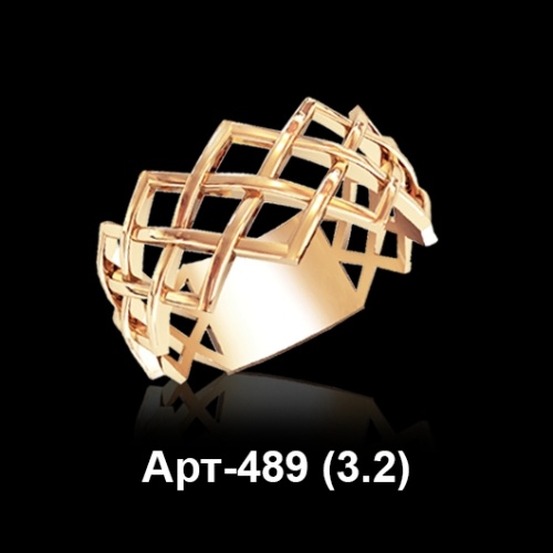 Кольцо Арт-489 восковка