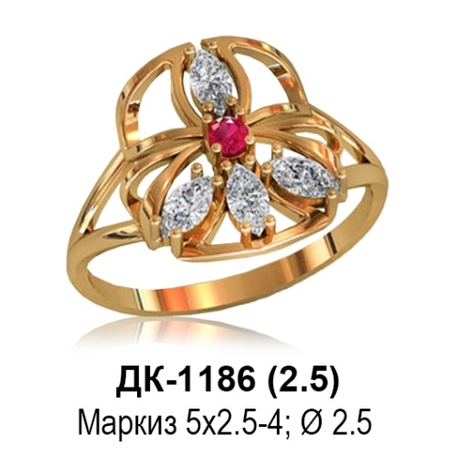 Кольцо ДК-1186 восковка