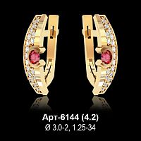Серьги Арт-6144 восковка