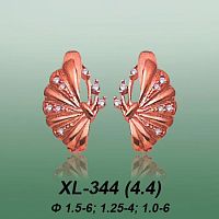 Серьги XL-344 опока