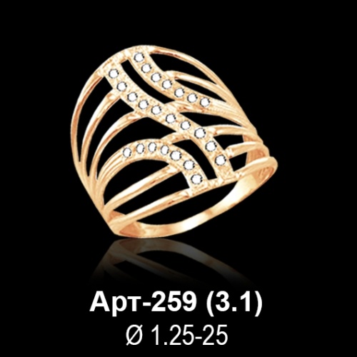 Кольцо Арт-259 восковка