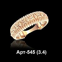 Кольцо Арт-545 восковка