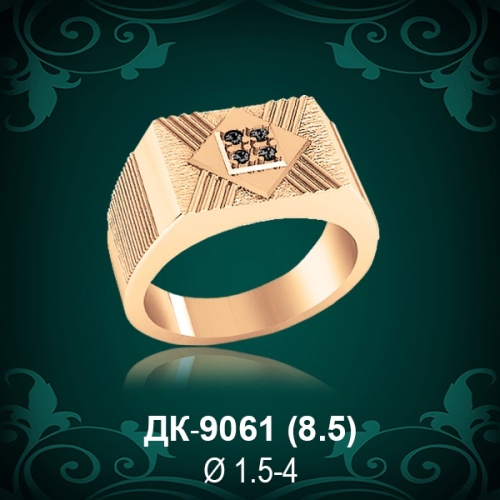 Мужской перстень ДК-9061 восковка