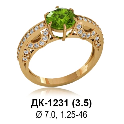 Кольцо ДК-1231 восковка