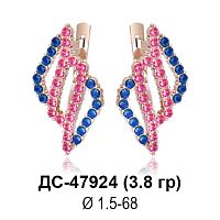 Серьги ДС-47924 восковка