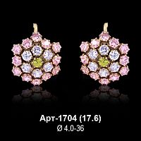 Серьги Арт-1704 восковка