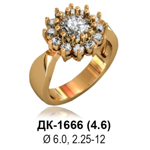 Кольцо ДК-1666 восковка