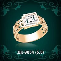 Мужской перстень ДК-9854 восковка