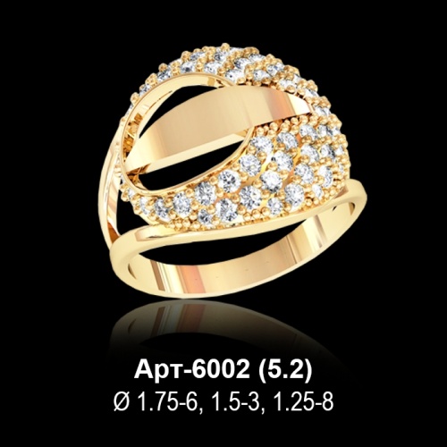 Кольцо Арт-6002 восковка