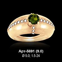 Кольцо Арт-5691 восковка
