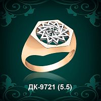 Мужской перстень "Оберег" ДК-9721 восковка