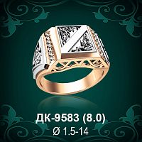 Мужской перстень ДК-9583 восковка
