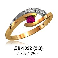 Кольцо ДК-1022 восковка