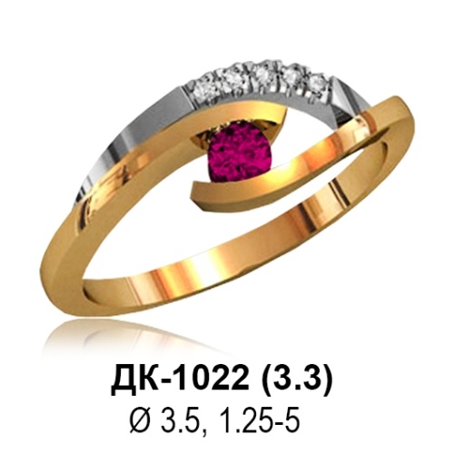 Кольцо ДК-1022 восковка