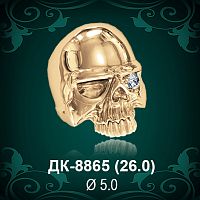 Мужской перстень "Череп" ДК-8865 восковка