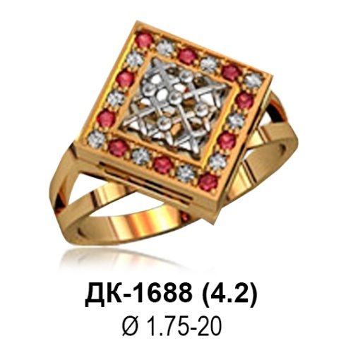 Кольцо ДК-1688 восковка