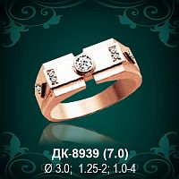 Мужской перстень ДК-8939 восковка
