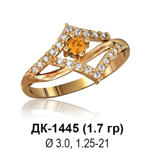 Кольцо ДК-1445 восковка Кольцо ДК-1445 восковка