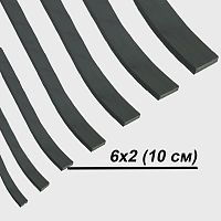 FIXTOM 50785 Каучук плоский - 6х2 мм (10 см)