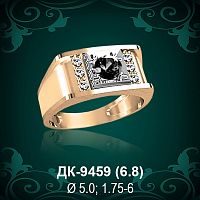 Мужской перстень ДК-9459 восковка