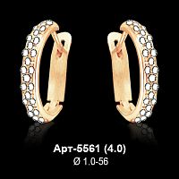 Серьги "Дорожка" Арт-5561 восковка