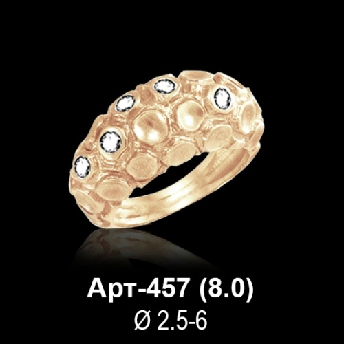 Кольцо Арт-457 восковка