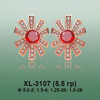 Серьги XL-3107 опока