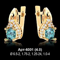 Серьги Арт-6001 восковка
