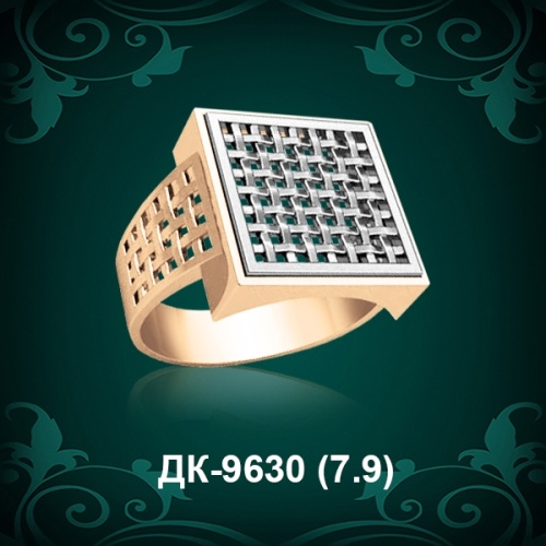 Мужской перстень ДК-9630 восковка