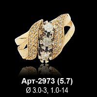 Кольцо Арт-2973 восковка