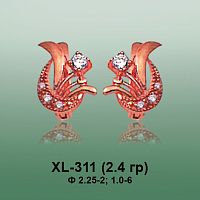 Серьги XL-311 опока