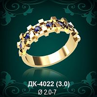 Кольцо "Дорожка" ДК-4022 восковка