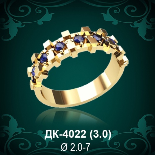 Кольцо "Дорожка" ДК-4022 восковка