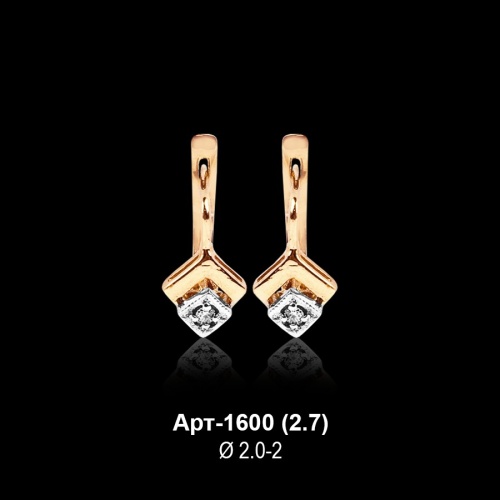Серьги Арт-1600 восковка Серьги Арт-1600 восковка