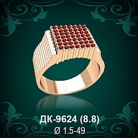 Мужской перстень ДК-9624 восковка