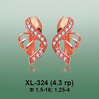 Серьги XL-324 опока