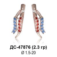 Серьги ДС-47876 восковка