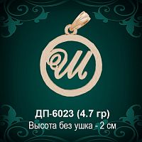 Подвеска Буква ДП-6023 (Ш) восковка