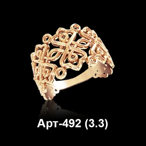Кольцо Арт-492 восковка Кольцо Арт-492 восковка
