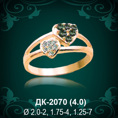 Кольцо "Сердце" ДК-2070 восковка Кольцо "Сердце" ДК-2070 восковка