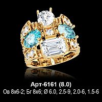 Кольцо Арт-6161 восковка