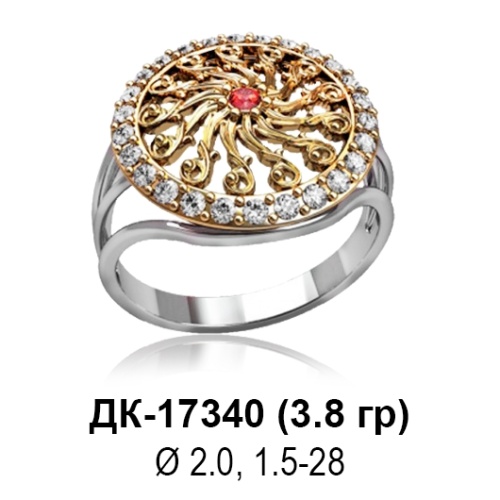Кольцо ДК-17340 восковка