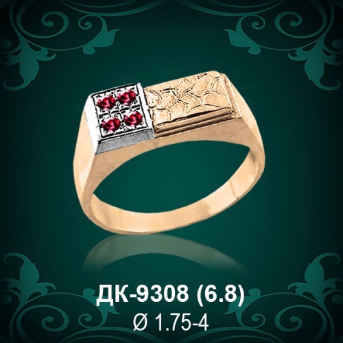 Мужской перстень ДК-9308 восковка