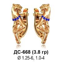 Серьги ДС-668 восковка