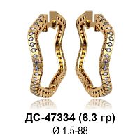 Серьги ДС-47334 восковка