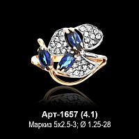 Кольцо Арт-1657 восковка