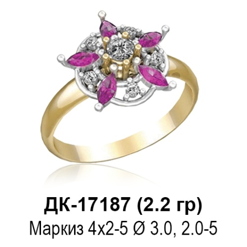 Кольцо ДК-17187 восковка