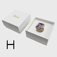 51877 Футляр "DIOR" под Кольцо, Серьги (картон) 70х70х40мм