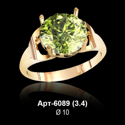Кольцо Арт-6089 восковка